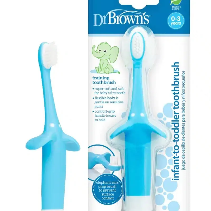Dr. Brown's Brosse à dents 0-3A - Bleu