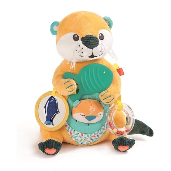 Ludi Maman Loutre – Peluche d’Activités Multicolore