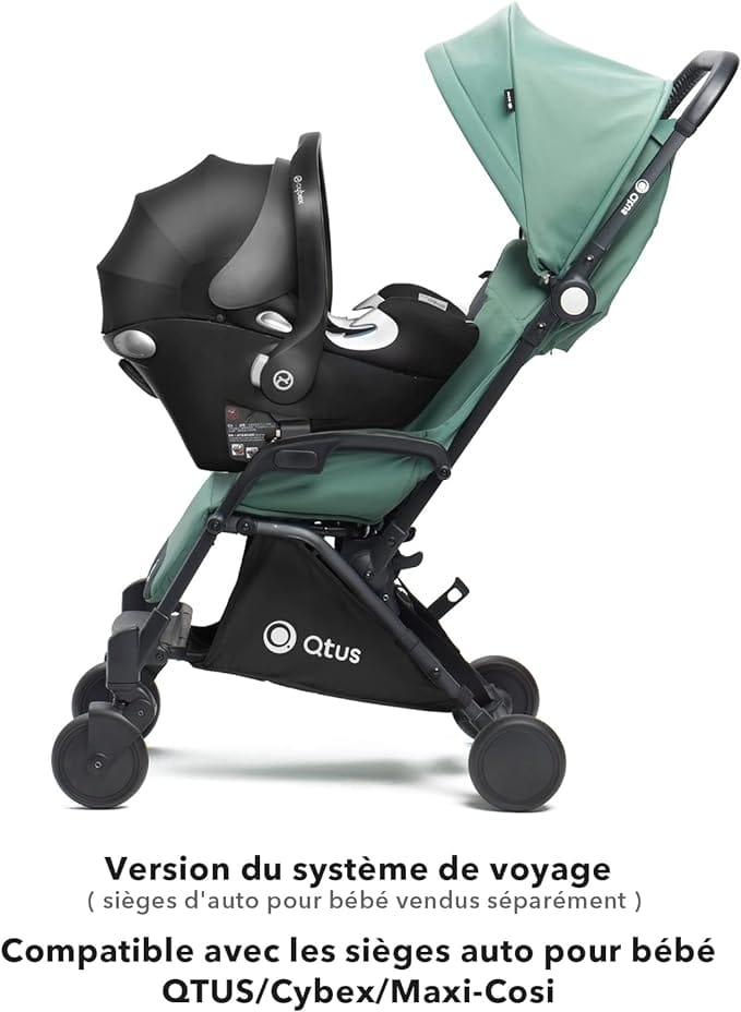 POUSSETTE COMPACTE PREMIUM TODY Noir - QTUS – Image 4