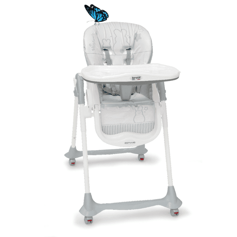 Chaise haute Convivio lapin blanc - brevi