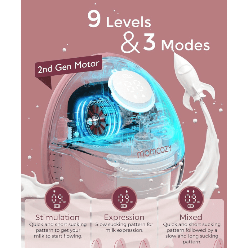 Tire-lait mains libres Momcozy M6 double – Image 5