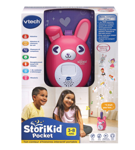 CONTEUR D’HISTOIRES STORIKID POCKET ROSE – VTECH – Image 3