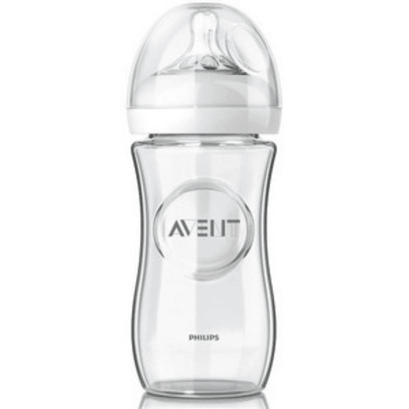 Avent Biberon Natural en Verre anti-colique 1M+ 240 ml
