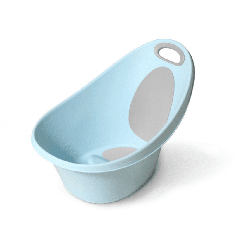 BAIGNOIRE AVEC BOSSE ET PIEDS ANTIDÉRAPANTS bleu - KIOKIDS