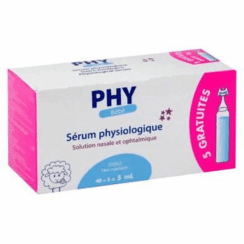 Sérum physiologique 40x5ml + 5 Unidoses gratuites - Gilbert