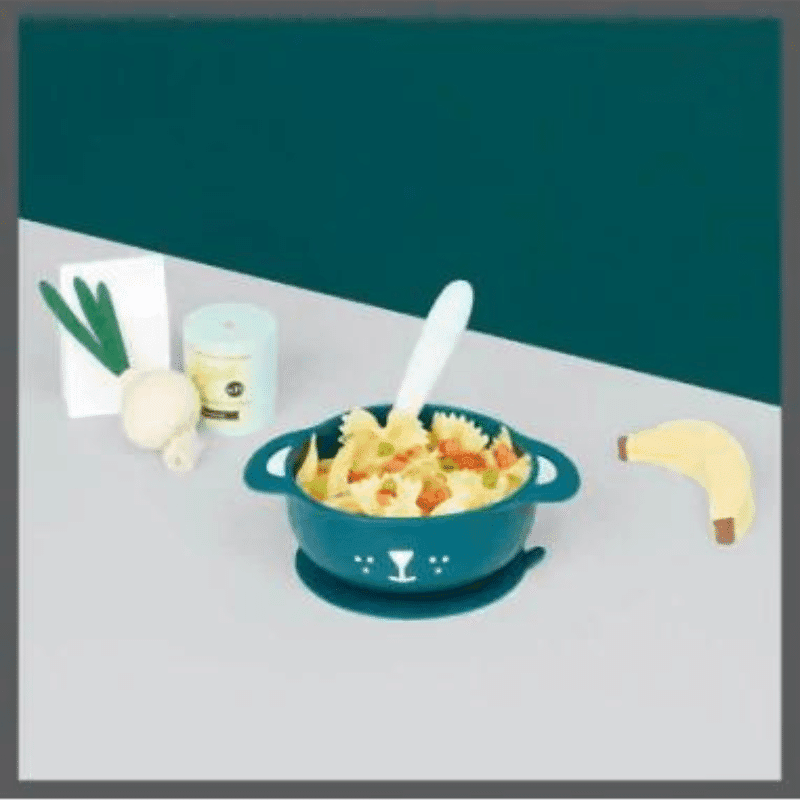 Coffret Repas Bol Cuillere TAST'ISY Chien Bleu - Babymoov – Image 2