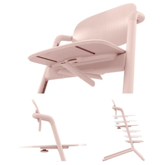 Chaise haute Lemo 3 en 1 Pearl Pink – Image 8