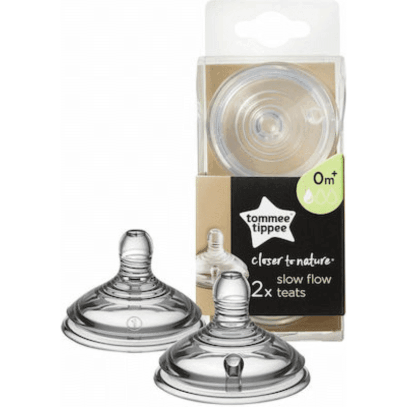Tommee Tippee Tétines à débit lent pour 0+ mois 2pcs