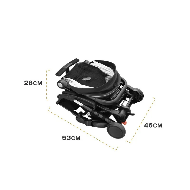 POUSSETTE COMPACTE PREMIUM TODY Noir - QTUS – Image 3