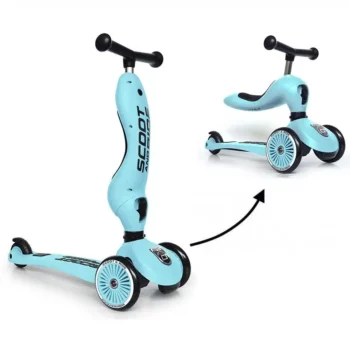 Trotinette 2en1 Highway Kick 1 Scoot and Ride Blueberry
