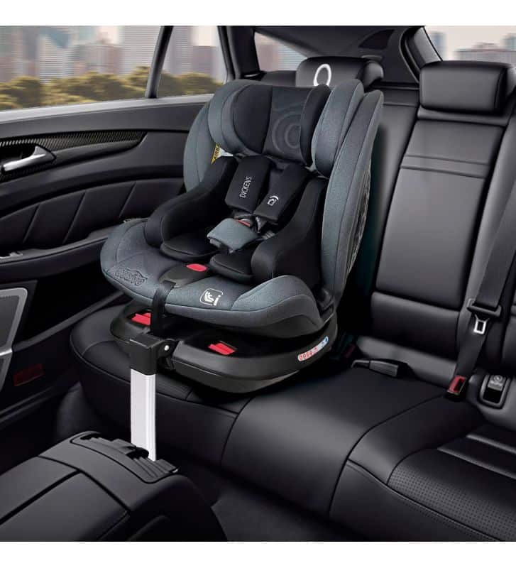 Siège auto I-Size Dickens Fix gris ASALVO – Image 2