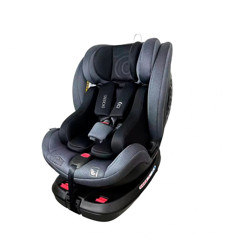 Siège auto I-Size Dickens Fix gris ASALVO – Image 5