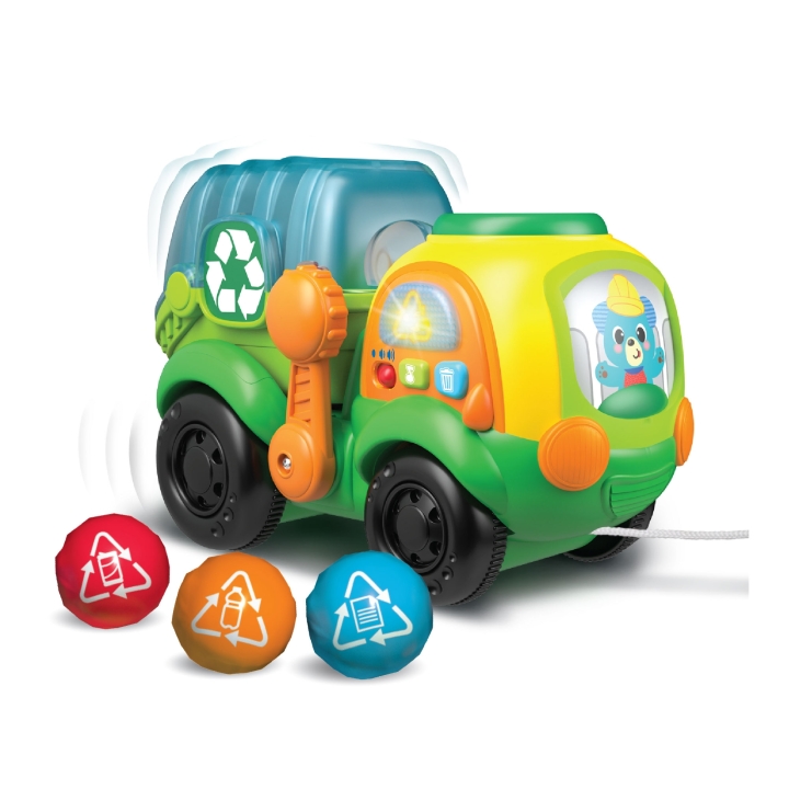 WINFUN – Camion de Recyclage à Tirer Go Green