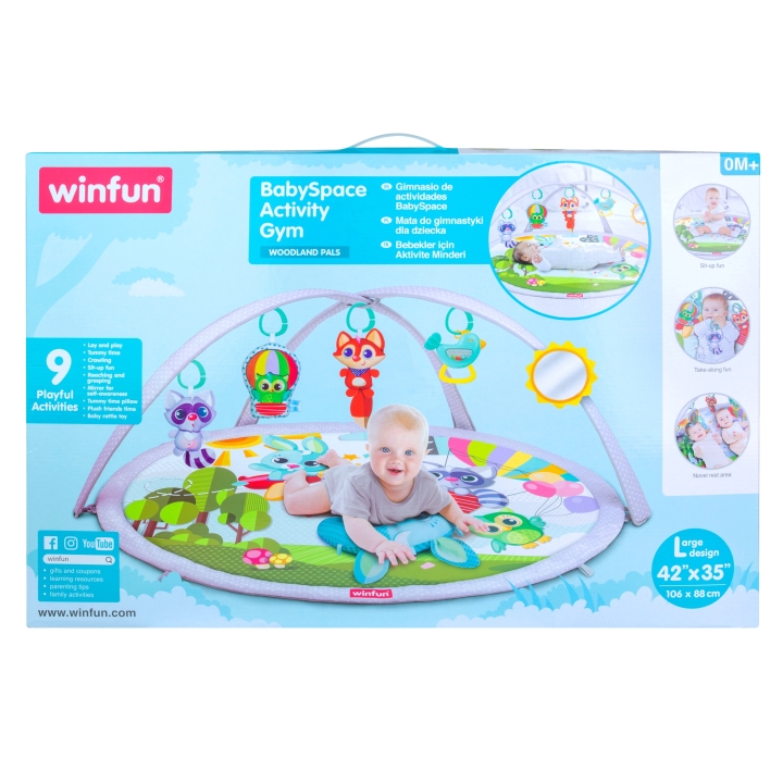 WINFUN – Tapis d’Éveil Bébé BabySpace Activity Gym