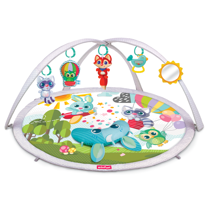 WINFUN – Tapis d’Éveil Bébé BabySpace Activity Gym
