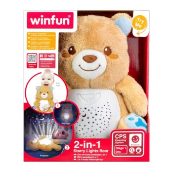 WINFUN – Ourson Veilleuse Projecteur 2-en-1