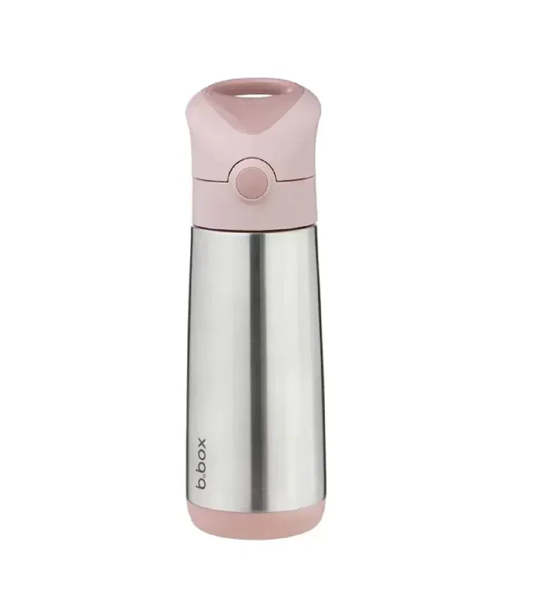 Bbox gourde isotherme a paille 500ml – blush crush bebemaman e1756904041653.webp