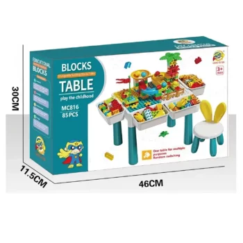 Block table 220 pcs children plastic building blocks tables 1.webp