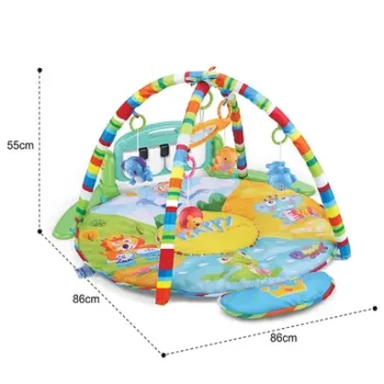 Huanger baby play mat gym with 4 in 1 activity centre gf he0610 2.webp