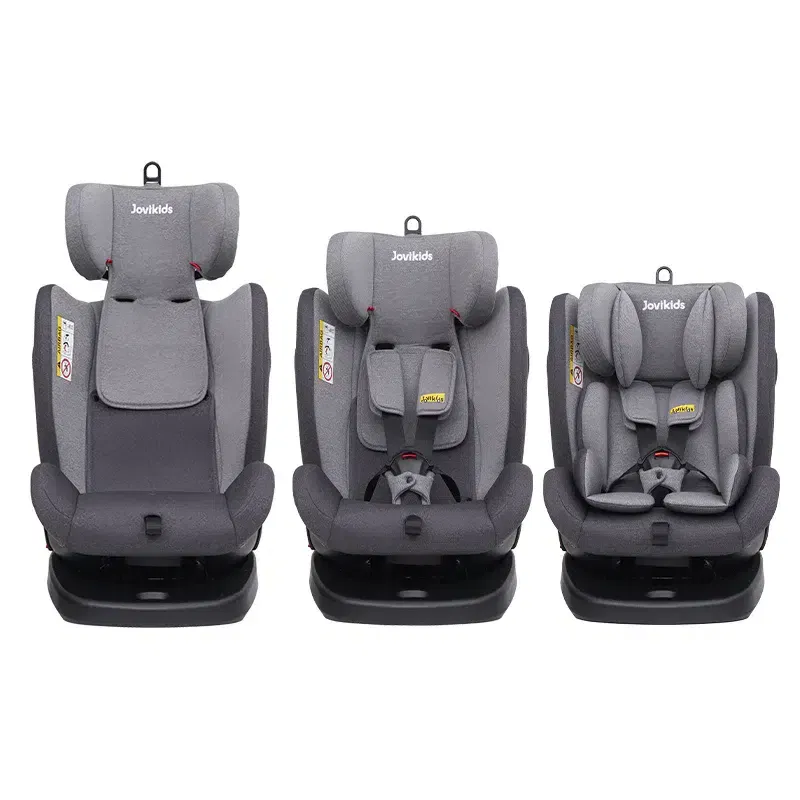 Jovikids siege auto pivotant a 360° angela 40 150 cm gris 2 bebemaman.ma .webp