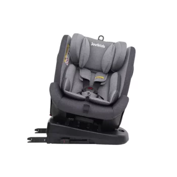 Jovikids siege auto pivotant a 360° angela 40 150 cm gris bebemaman.ma .webp