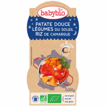 Babybio Patate Douce & Riz du Sud 2x220g