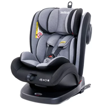 Angela isofix rotating car seat black image 1.webp