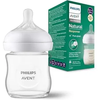 Avent biberon natural verre 120 ml avent philips.webp