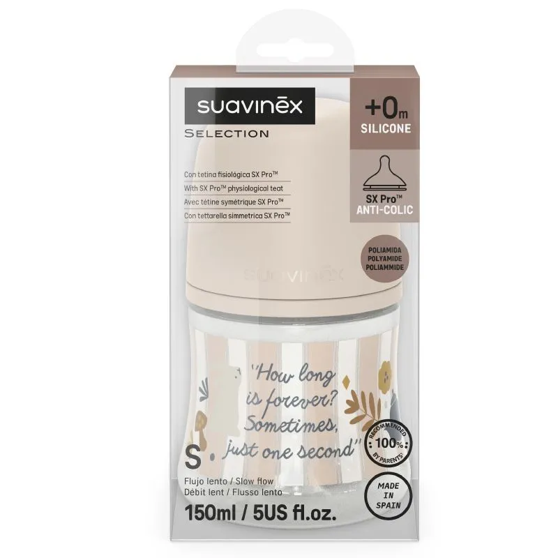 Biberon poliamida 150ml flujo s wonderland rayas rosa 2.webp