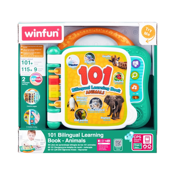 WINFUN – Livre Bilingue Interactif 101 Animaux WINFUN – Livre Bilingue Interactif 101 Animaux