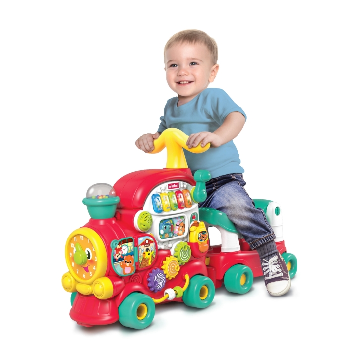 WINFUN – Train de l’Aventure Évolutif Adventure Walker Ride-On Train