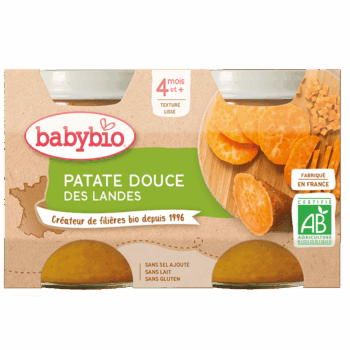 Babybio Patate Douce des Landes 2x130g