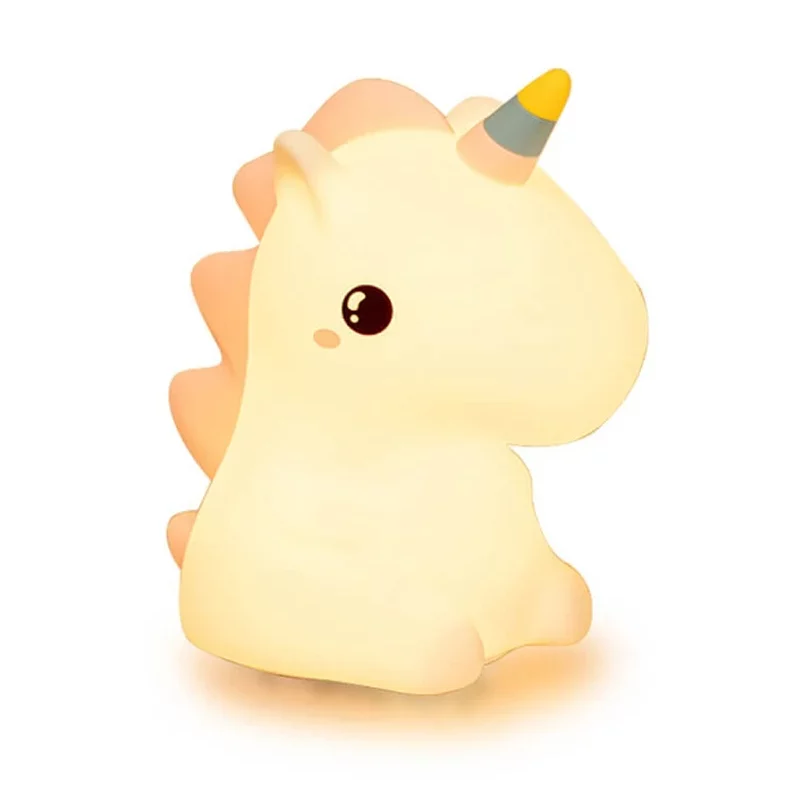 Eurekakids - Veilleuse en silicone Licorne