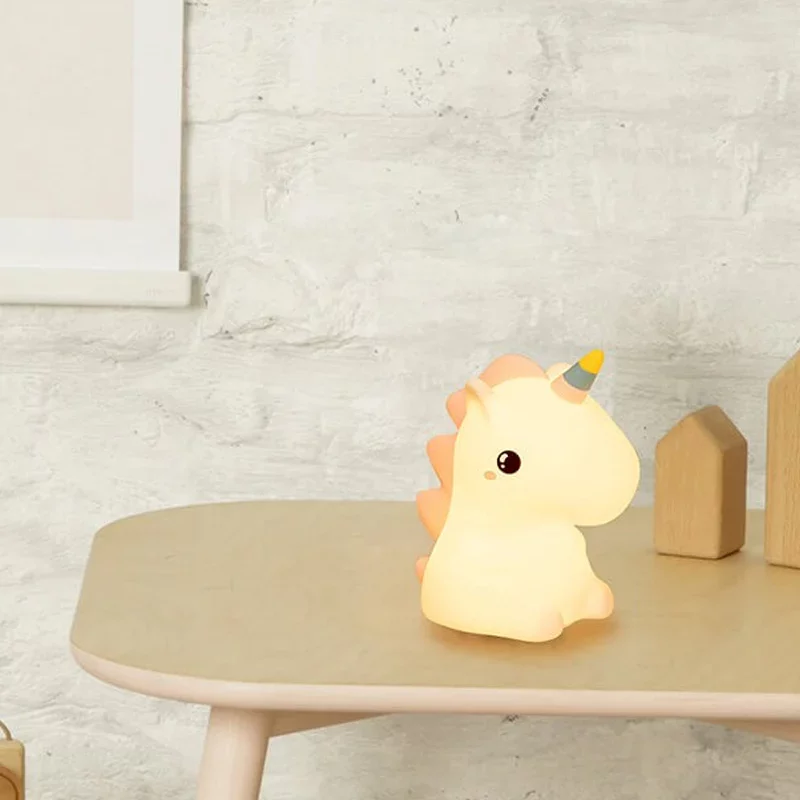 Eurekakids - Veilleuse en silicone Licorne