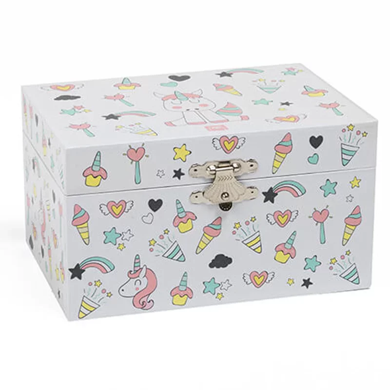 Eurekakids - Boîte à bijoux Licorne Musical 3A+