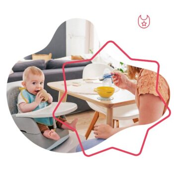 Badabulle Lot de 3 Bols Antidérapants avec Couvercles – 330ml