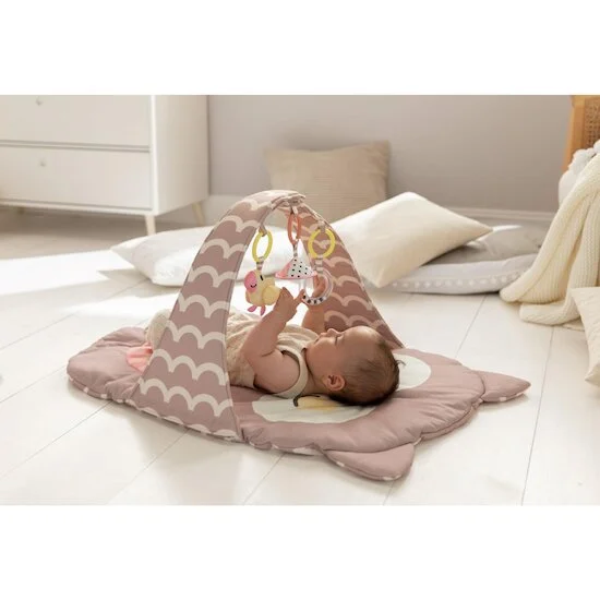 Hape Tapis d'éveil pliable chouette Rose