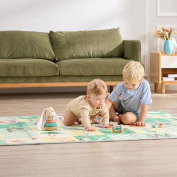 Tapis de jeu pliable double face Hape 177x147 cm