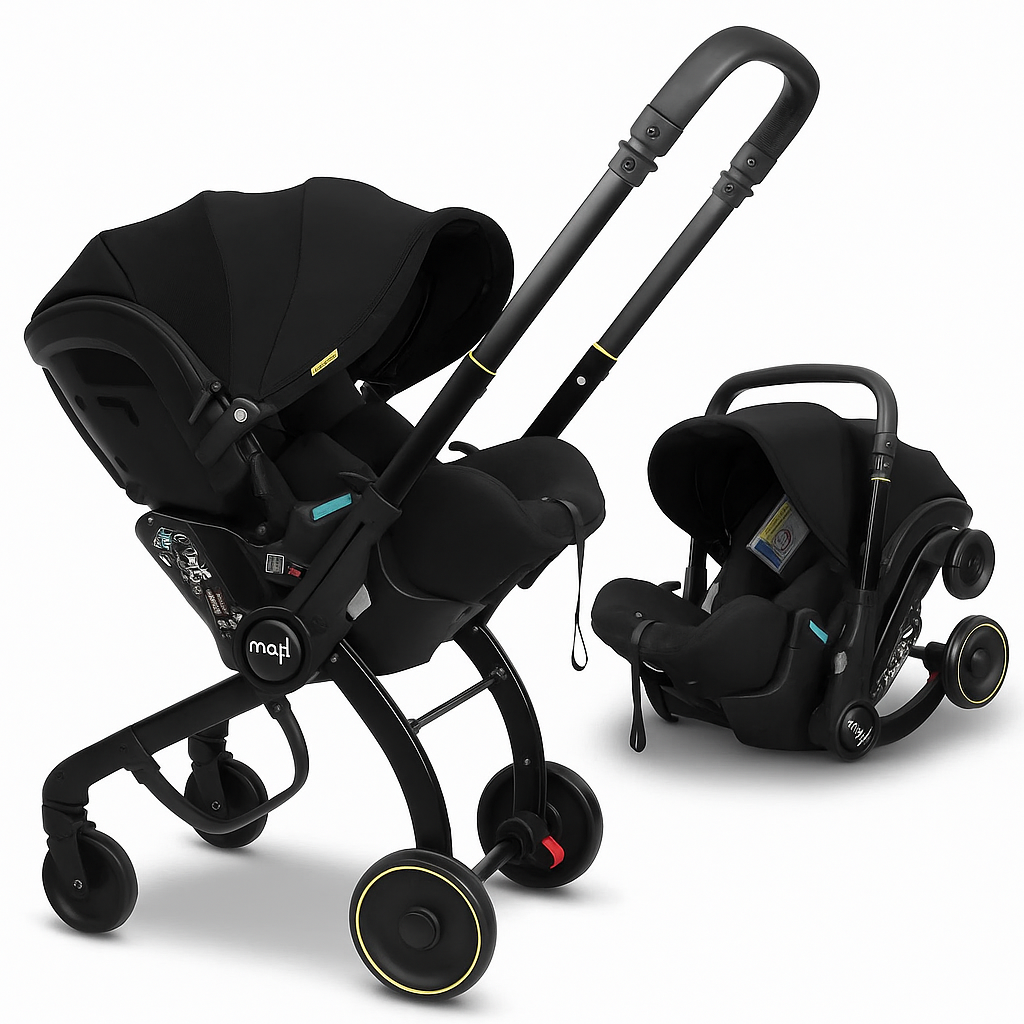 Poussette Siège Auto 2-en-1 i-Size MAX - Noir