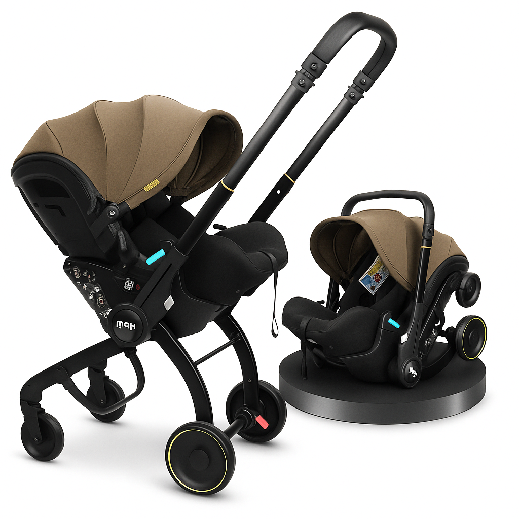 Poussette Siège Auto 2-en-1 i-Size MAX - Beige