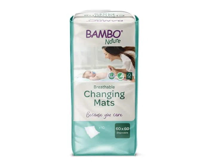 Carrés à Langer Bambo Nature – 60x60 cm