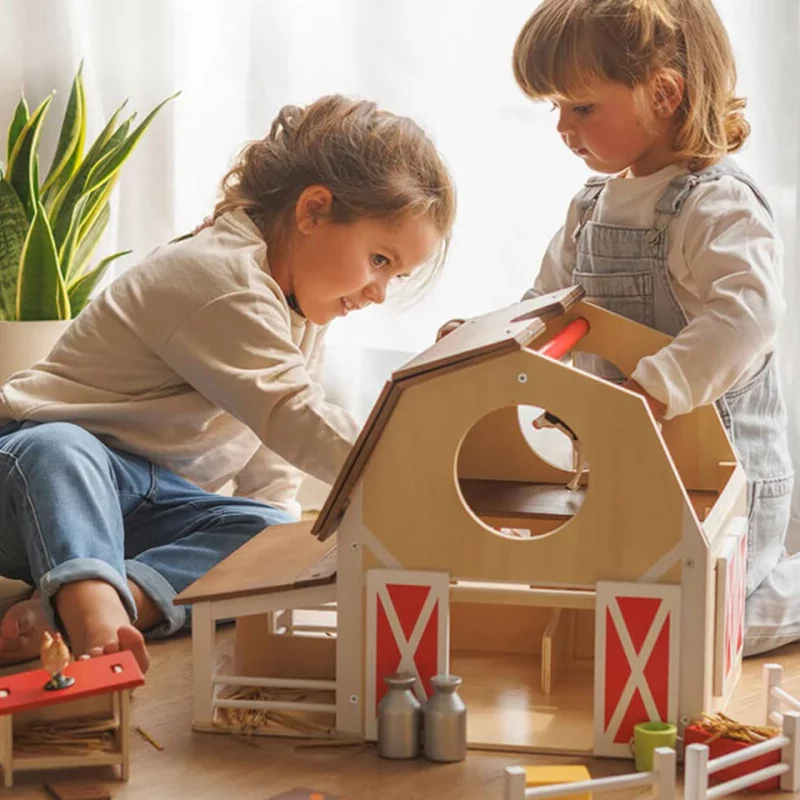 Eurekakids Ferme En Bois Avec Animaux - 3A+