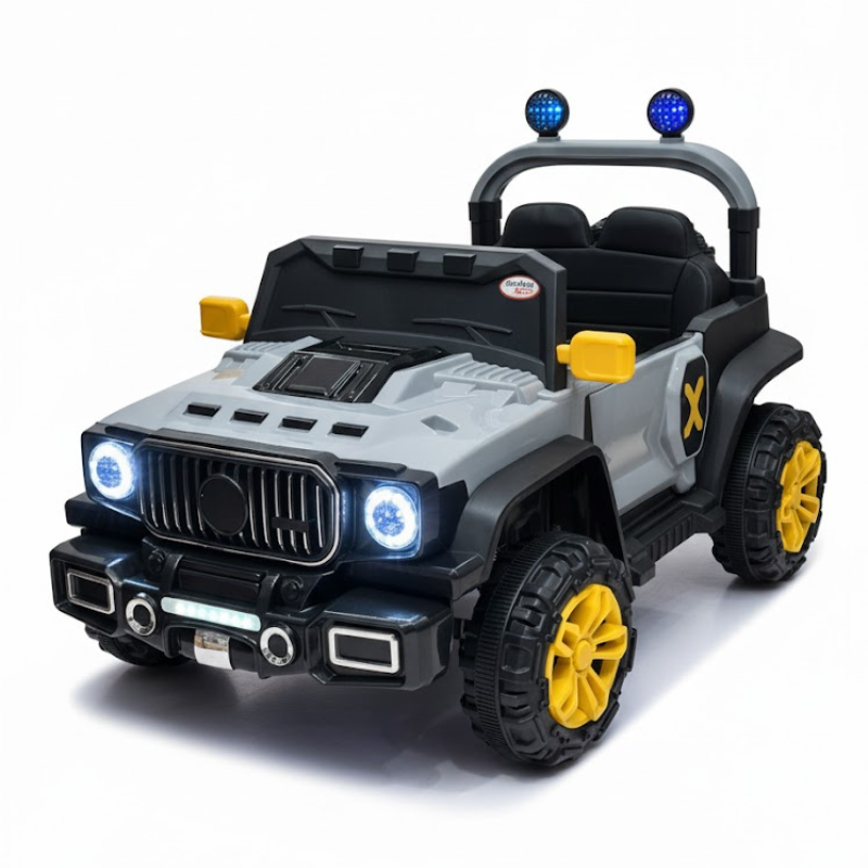 Voiture Électrique Enfant 12V Tout-Terrain — 2 moteurs, télécommande parentale