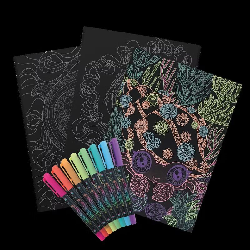 Nebulous Stars - Livre de coloriage à pages noires