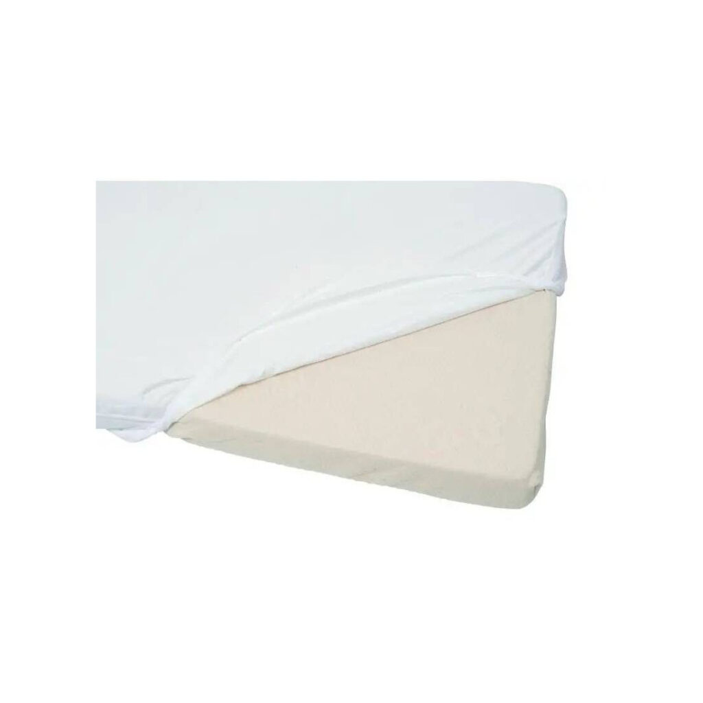Candide Alèse Éponge 100% Coton – Lit Bébé 120x60 cm (Blanc)