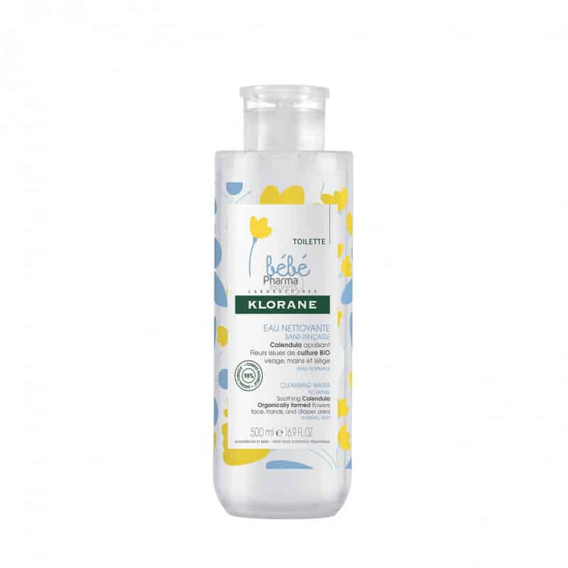Klorane bebe eau nettoyante sans rincage 500ml