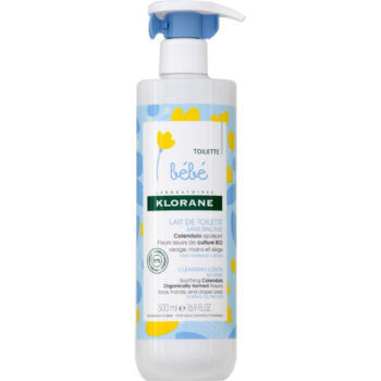 Klorane bebe lait de toilette sans rincage 500ml