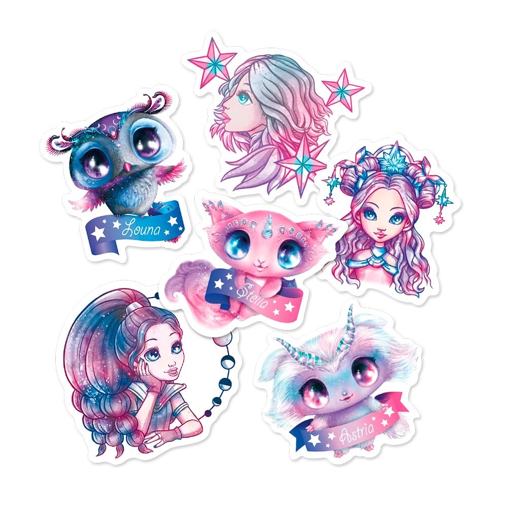 Nebulous Stars - Decorative Vinyl Stickers Assorted