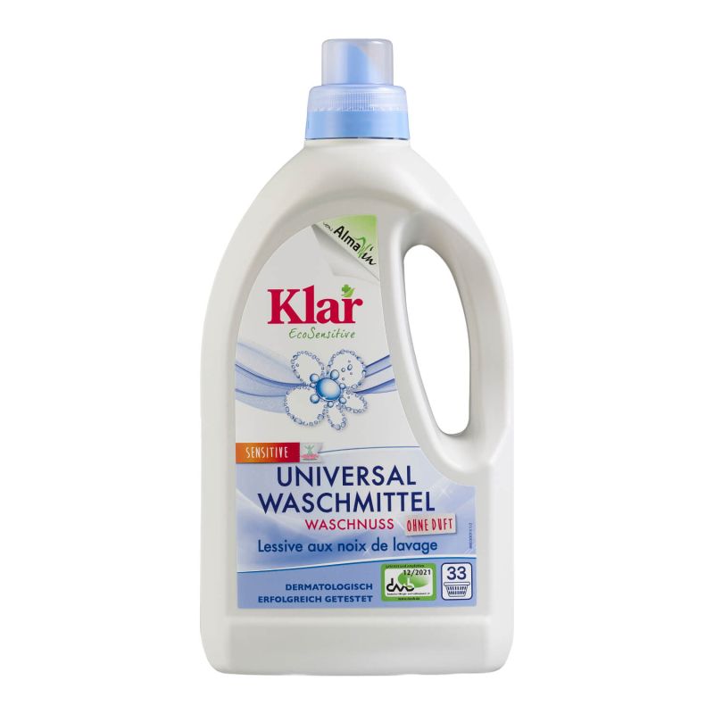 KLAR Lessive Universelle à la Noix de Lavage – 1,5 L