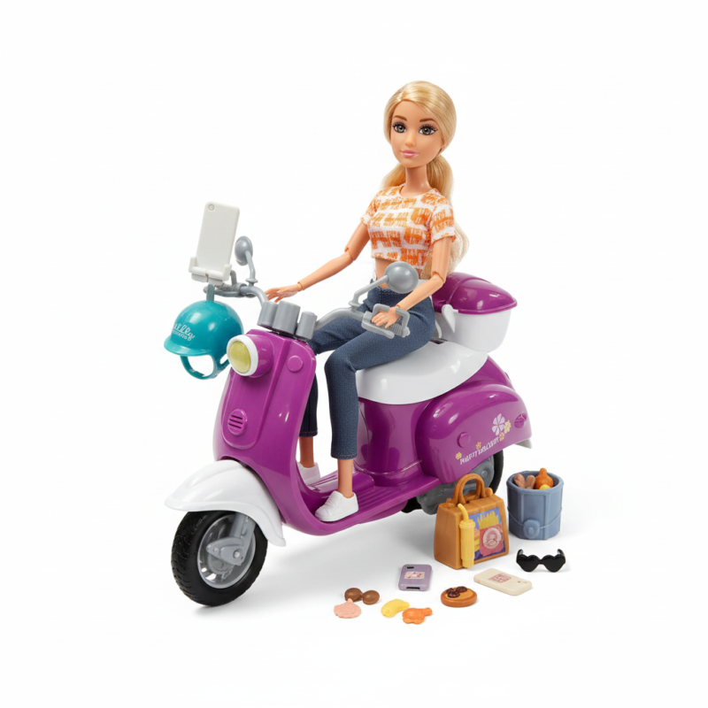 Anlili – Poupée avec Scooter